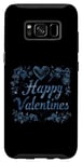 Coque pour Galaxy S8 typographie Happy valentine's day Idea Creative Inspiration