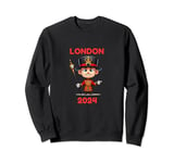 London 2024 - Cartoon Beefeater Design 2024 Sweatshirt