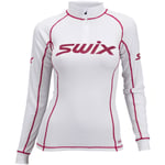 Swix RaceX bodywear halfzip, superundertøy dame Bright White 40826-00000 L 2022