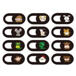 12- Pack Webbkameraskydd Anti-spion Dator Kamera Skydd Slider