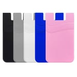5 st Multitool Plånbok Telefonkort Plånböcker Mobiltelefonhållare Kreditkort Telefonficka Smartphone Baksida Plånboksväskor Assorted Color 9.5x6.5cm