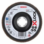 Bosch Best for Metal Lamelslibeskive med X-LOCK X571, vinklet 125 mm, G 40