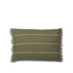 Calm Cushion Rectangular Olive/Off-White