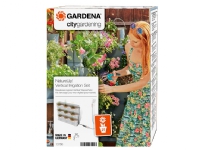 Gardena NatureUp!, Hjørneformet blomsterkasse, Vegg-montert, Plast, Grå, Utendørs, Monokromatisk