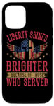 Coque pour iPhone 12/12 Pro Liberty rend hommage au service patriotique de Grateful Nation