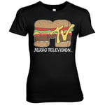 MTV Hamburger Girly Tee, T-Shirt