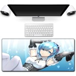 HOTPRO Comfortable Gaming Anime Mouse Pad 丨Thick Waterproof Mouse Mat 丨Stitched Edges with Anti-slip Rubber Base Rectangle Mouse Mat for notebooks,PC（800X300X3MM） Life In A Different World-4