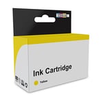 Compatible LC-123 Chipped Ink Cartridge for Brother DCP-J132W, DCP-J152W, DCP-J172W, DCP-J552DW, DCP-J752DW, DCP-J4110DW, MFC-J470DW, MFC-J650DW, MFC-J870DW, MFC-J4410DW, MFC-J4510DW, MFC-J4610DW, MFC-J4710DW, MFC-J6520DW, MFC-J6720DW, MFC-J6920DW - LC123Y YELLOW