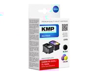 Kmp Multipack C97v - 2-Pack - Lång Livslängd - Svart, Färg (Cyan, Magenta, Gul) - Kompatibel - Bläckpatron (Alternativ För: Canon 8286B001, Canon 8288B001, Canon Cl-546Xl, Canon Pg-545Xl) - För Canon Pixma Tr4551, Tr4650, Tr4651, Ts3350, Ts3351, Ts3