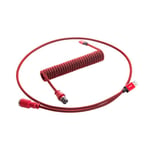 CableMod Cablemod Pro Coiled Cable - Republic Red 1.5m Usb-c