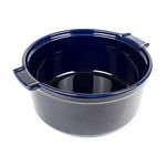 Peugeot - Appolia Soufflé Dish - Ceramic Ovenware with Handles - Blue, 22 cm, 2.4 Liter