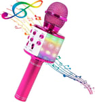 Bluetooth Karaoke Mikrofon - LED lys