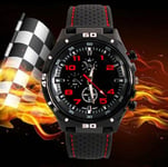 Men Childrens Kid Boys Analogue Sport Spare Adult F1 GT Smart Watch Black Red UK