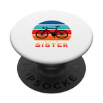 Spin Sister Mountain Bike Cyclist Cycling Coach Bicycle PopSockets PopGrip Interchangeable