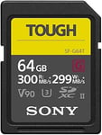 (TD S AJP) Sony Sdxc Sf-G Tough Series 64Gb Uhs-Ii V90 - Sf64Tg NEW