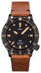 Sinn 1010.023 U1 S E U-Boat Steel Vintage Brown Leather V- Watch