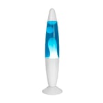 GIFTMARKET - Lampe à lave bleue. Lampe de chevet avec 2 ampoules incluses. Cadeau amusant pour les adolescents. Lampe rétro de 34 x 8,5 cm.