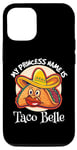 Coque pour iPhone 15 My Princess Name Is Taco Belle – dicton sarcastique amusant