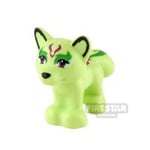 LEGO Animals Mini Figure - Fox - Lime with Tribal Decorations