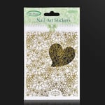 1 Sheet Embossed 3d Nail Art Stickers Blooming Flower Decals