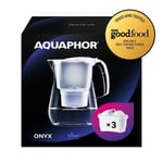 Water Filter Jug AQUAPHOR Onyx Premium Family 4.2L Inc 3 Maxfor+ Cartridge White