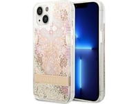 Guess Guhcp14mlflsd Iphone 14 Plus/ 15 Plus 6.7"Gold Hardcase Paisley Liquid Glitter