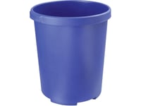 Han 43X49 Cm (Øxh) 50L Polypropylen Farbe: 1836-14 Papirkurv 50 L (Ø X H) 350 Mm X 490 Mm Blå 1 Stk