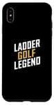 Coque pour iPhone XS Max Imprimé de golf Ladder Golf Legend, jeu de plein air amusant