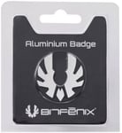 BitFenix aluminiumlogo for Prodigy (M)-kabinett, sølv