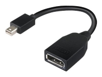 Lenovo - DisplayPort-adapter - Mini DisplayPort (hane) till DisplayPort (hona) - 17.6 cm - för ThinkCentre M70 M75t Gen 2 M80 M90 ThinkStation P330 Gen 2 P34X P350 P520 P620