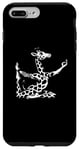 Coque pour iPhone 7 Plus/8 Plus Tatouage classique girafe yoga entraînement méditation