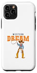 Coque pour iPhone 11 Pro Western Dream Horseback Rider Rodéo Cowgirl Cowboy