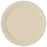 Cream Papptallrikar Solid Color