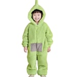 Anime Teletubbies Dräkt Söta Barn Jul Pyjamas Jumpsuit Green 9-10Years