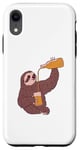 iPhone XR Sloth throwing back the beers to no end Case