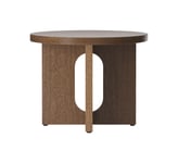 Androgyne Side Table Ø50 cm - Dark Stained Oak/Dark Stained Oak