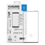 FUJIGLASS Curved-to-fit Samsung Galaxy Note 20 Ultra Tempered Glass Screen Protector in Clear/Black