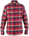 Fjallraven Singi Heavy Flannel Shirt M Long Sleeved T-Shirt - Red, X-Large