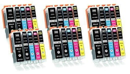 30 XL Ink Cartridges compatible with Canon PGI-550 CLI-551 for Pixma IP7200 IP72