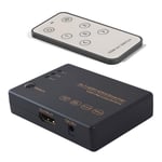HDMI Switch, HDMI Splitter 3 In 1 Out with IR Remote Support 4K 60hz, 2K, 1080P, 3D, HDCP 2.2, UHD, HDR for PS 3/4, XBOX One/360, SKY BOX,DVD Player, Fire TV,HDTV, Projector etc