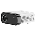 Mini Videoprojecteur LED LCD 1800 Lumens Support 1080P Bluetooth WiFi pour Partage d'écran Blanc YONIS