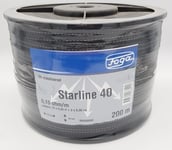Foga Elband Starline 40mm 200m Svart -