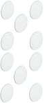 cyclingcolors 10x Cache vis adhésif Autocollant 18mm Noir Blanc Gris Bois chêne pin hêtre Capuchon Trou Meuble Table Chaise (Blanc)