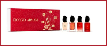 Giorgio Armani Si Miniature Discovery Gift Set 4 x 7ml Eau de Parfum/Intense EDP