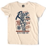 Teetown - T Shirt Homme - Vélo Vintage - Retro Vtt Maillot Jaune J'aime Mon Velo Course Armstrong Tour De France - 100% Coton Bio