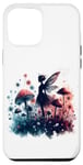 iPhone 14 Pro Max Double Exposure Magic Forest Garden Fairy Mushroom Surreal Case