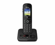 Panasonic KX-TGH724EB Cordless Home Phone Answer Machine Quad Call Blocker Black