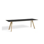 HAY CPH30 Extendable matbord 250 cm black, ekstativ vattenbaserad lack