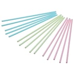 KitchenCraft Sweetly Does It, Cake Pop Sticks, Lolly Pop Sticks, Plastic, Pack of 60, Pastel Colours