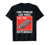 One Person Can Make A Difference Tiananmen Tank Man T-Shirt